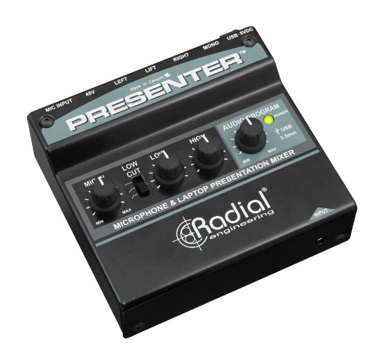Radial Engineering Presenter - Audio Presentation Mixer