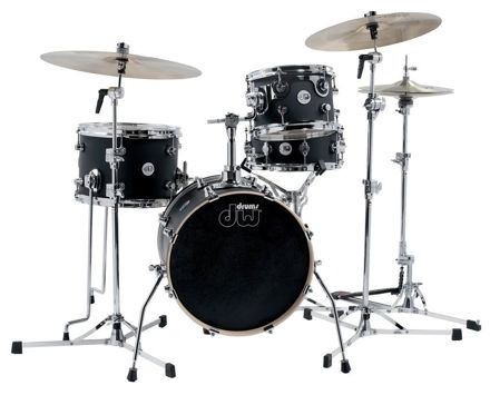 Drum Workshop Shell set Design - Black Satin