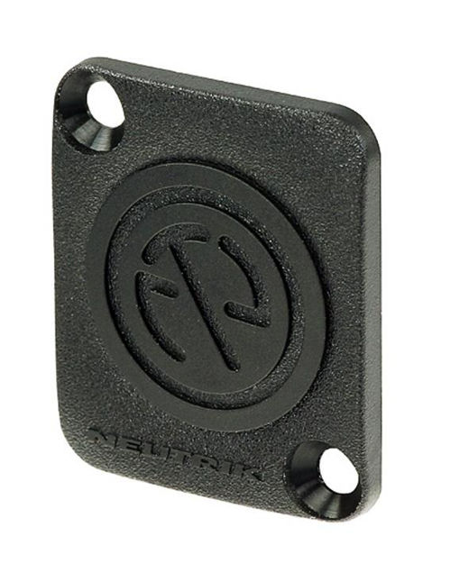 Neutrik blindplate D-plugg
