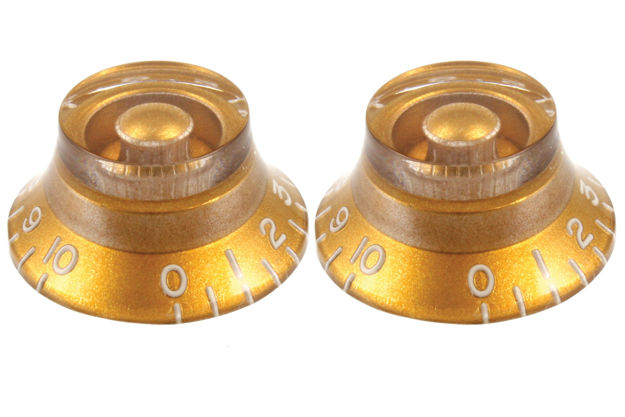 All Parts PK-0140-032 Set of 2 Gold Bell Knobs