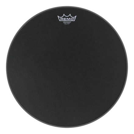 Remo 16" Ambassador Black Suede