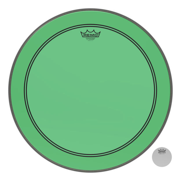 Remo 20" Powerstroke P3 Colortone Green Basstromme