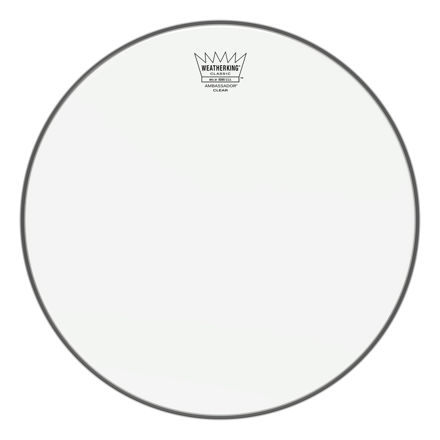 Remo 14" Ambassador Classic Fit Clear