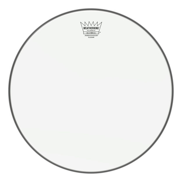 Remo 14" Ambassador Classic Fit Clear