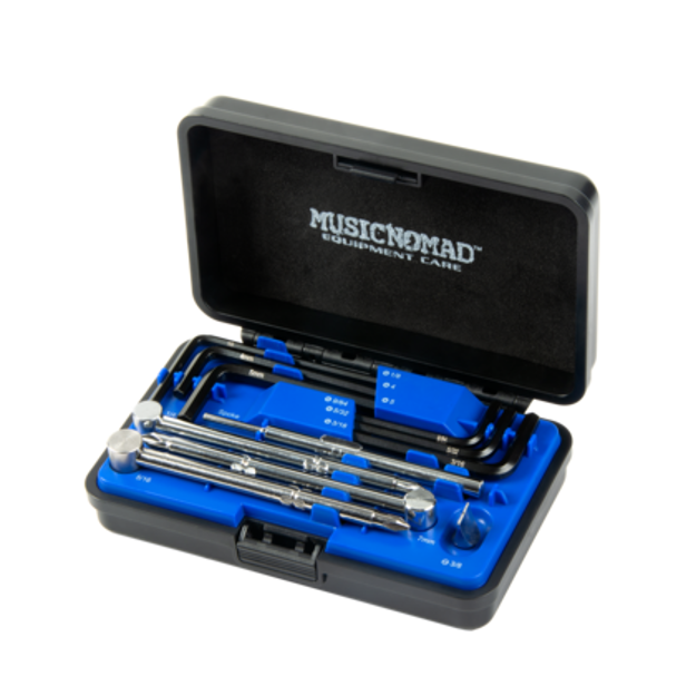 Music Nomad Premium Guitar Tech Truss Rod Wrench Set | MN235 (11 deler)