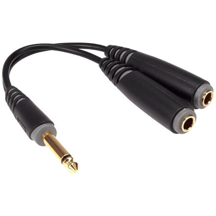 Klotz Y Kabel Mono 1x Jack til 2x RCA Phono Hun