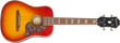 Epiphone Hummingbird Acoustic/Electric Ukulele Outfit (Tenor) Faded Cherry Sunburst