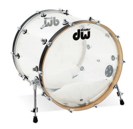 Drum Workshop Bass Drum Design Acrylic - clear
