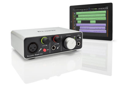 Focusrite iTrack Solo Lightning, 2-kanals lydkort for iPad, PC og Mac