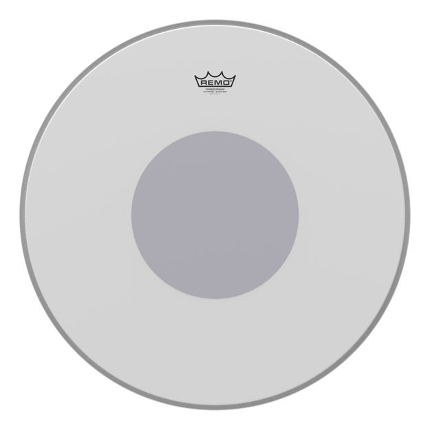 Remo 23" Powerstroke 3 Coated No Stripe Bottom Black Dot Basstromme