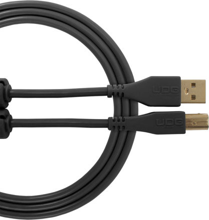 UDG Gear Ultimate USB 2.0 A-B Black Straight 1m