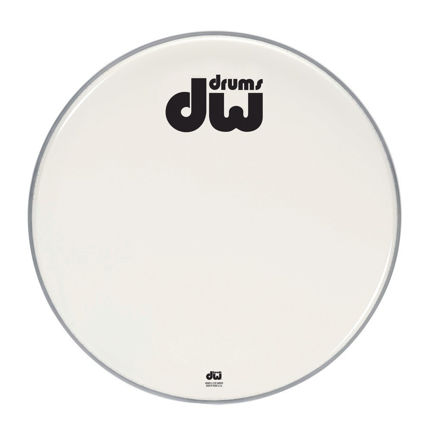 Drum Workshop Bass drum head Double A white smooth - 20" DRDHAW20K