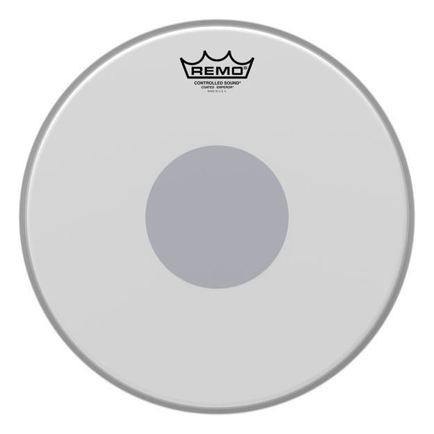 Remo 13" Emperor Controlled Sound Black Dot On Bottom