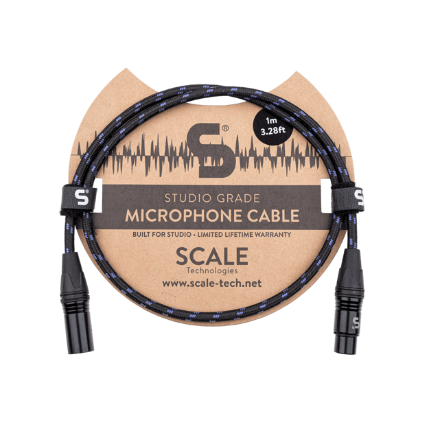 Scale "Studio Grade" mikrofonkabel - 1 meter