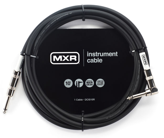 MXR DCIS10R Standard Series Vinklet Instrumentkabel 3m