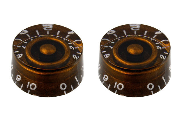 All Parts PK-0130-036 Set of 2 Chocolate Brown Speed Knobs