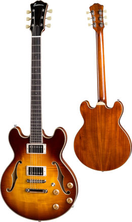 Eastman T184mx GB  - 14", Goldburst Nitro gloss finish, Lollar custom wound imperial humbuckers, w/Case