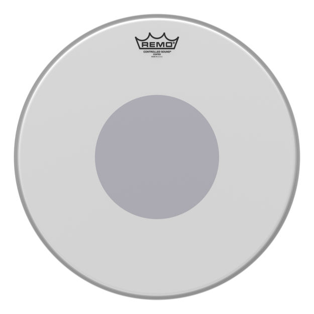 Remo 16" Controlled Sound Coated Black Dot On Bottom
