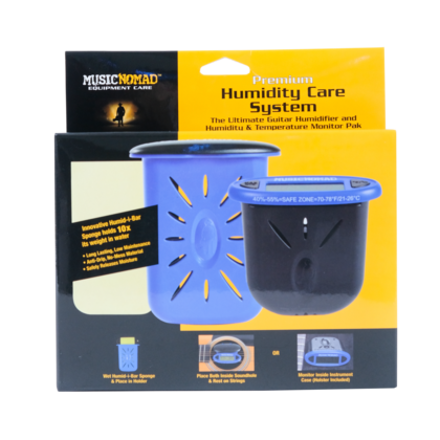 Music Nomad Premium Humidity Care System - Humitar + HumiReader | MN306
