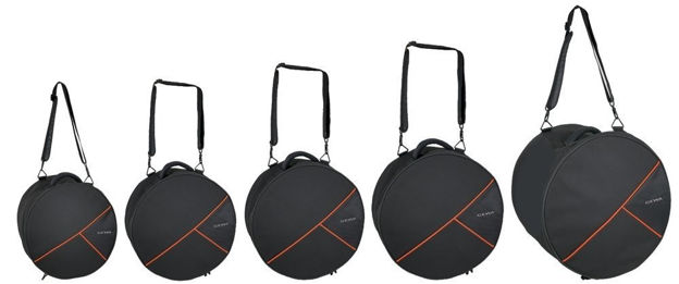 GEWA Gig Bag set for Drum Sets Premium - 22x18, 12x10, 13x11, 16x16, 14x6,5"