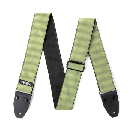 Dunlop D67-10 JACQUARD HEXAGON ECHO OLIVE STRAP