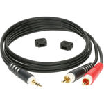 Klotz Y-kabel Stereo Minijack - 2X Phono RCA 1m