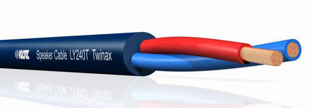 Klotz LY215S høyttaler kabel 2x1 5 twinax sort - Ø 7 mm