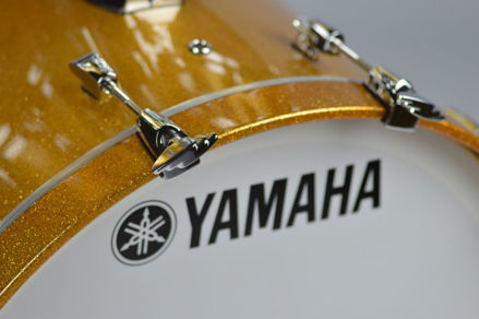 Yamaha Absolute Maple Hybrid Bass Drum 22x14 Gold Champagne Spark