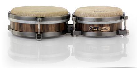 Pearl Travel Bongo | Caramel Brown 7"x3.5"/8.5"x3.5"