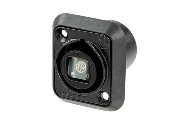 Neutrik OpticalCon Quad, 4 stk fiber chassis, IP65 NO4FDW-A