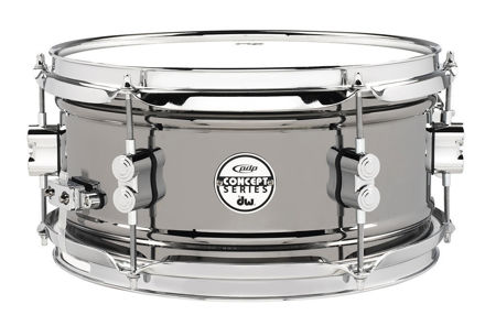 PDP by DW Snare Drum Black Nickel Over Steel - 12 x 6"