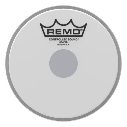 Remo 6" Controlled Sound Coated Black Dot On Bottom