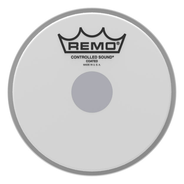 Remo 6" Controlled Sound Coated Black Dot On Bottom