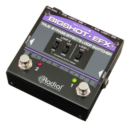 Radial Engineering Tonebone BIG SHOT EFX w. LEDs Effects Loop Switcher