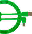 UDG Gear Ultimate USB 2.0 A-B Green Angled 1m