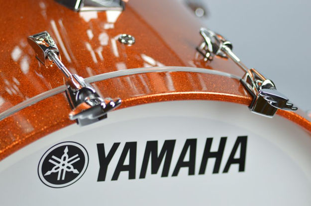 Yamaha Absolute Maple Hybrid Bass Drum 22x14 Orange Sparkle