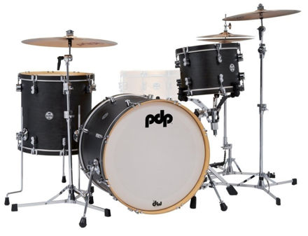 PDP by DW Shell set Concept Classic  Wood Hoop - Ebony/Ebony Hoop