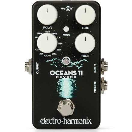 RYDDESALG | Electro-Harmonix OCEANS 11  Reverb, 9.6DC-200 PSU included