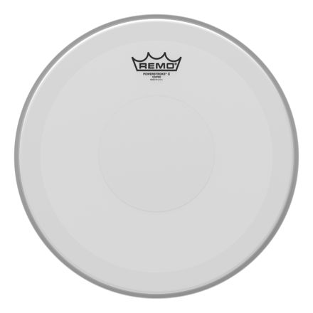 Remo 14" Powerstroke X Coated Clear Dot On Top