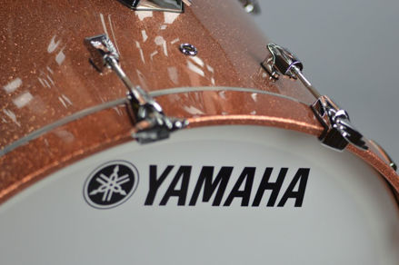 Yamaha Absolute Maple Hybrid Bass Drum 24x14 Pink Champagne Spark