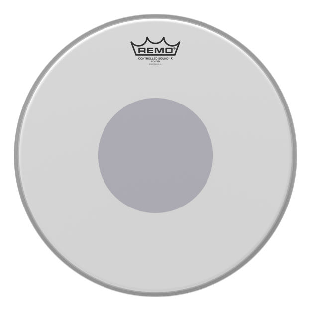 Remo 14" Controlled Sound X Coated Black Dot On Bottom