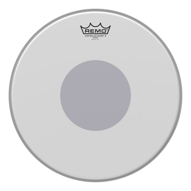 Remo 14" Controlled Sound X Coated Black Dot On Bottom