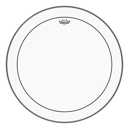 Remo 26" Pinstripe Clear Basstromme