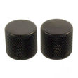 All Parts Black Barrel Knobs, Pk of 2