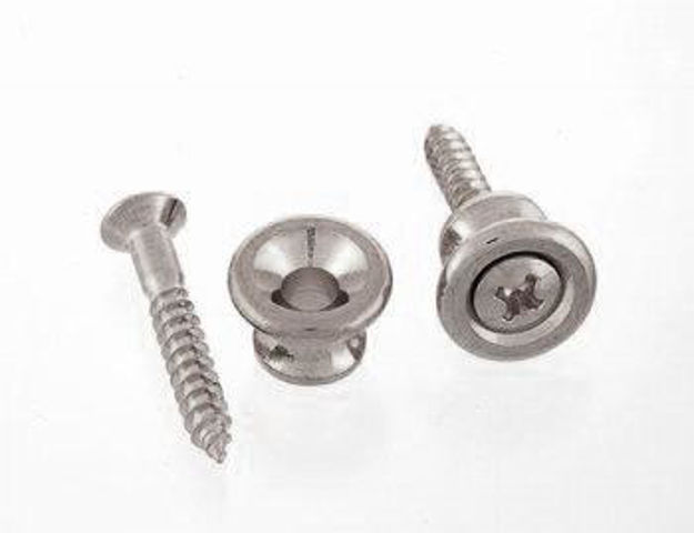 All Parts Gibson® Style Nickel Strap Buttons