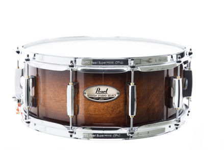 Pearl Session Studio Select 14"x5.5" Snare Drum | Gloss Barnwood Brown 14"x5.5"