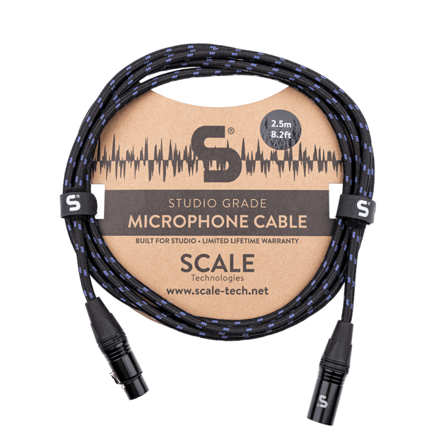 Scale "Studio Grade" mikrofonkabel - 2.5 meter