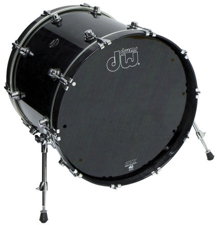 Drum Workshop Bass Drum Performance Lacquer - Ebony Stain