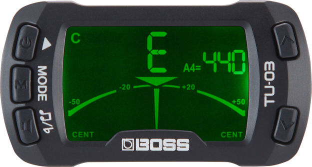 Boss TU-03 Clip-On Tuner & Metronome