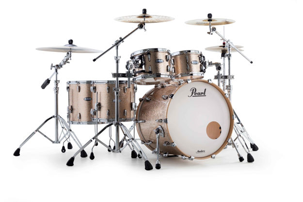 Pearl Masters Maple Complete 5-piece Shell Pack | Bright Champagne Sparkle